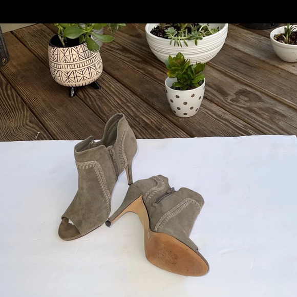 Vince Camuto Peep Toe Booties - Picture 4 of 11